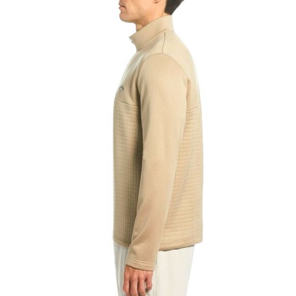 Callaway Men's Quarter Zip Pullover Tan Size XXL - Picture 4 of 12